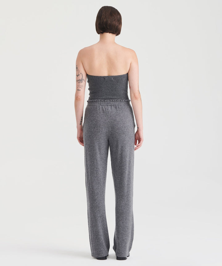 Signature Cashmere Paperbag Wide Leg Pants