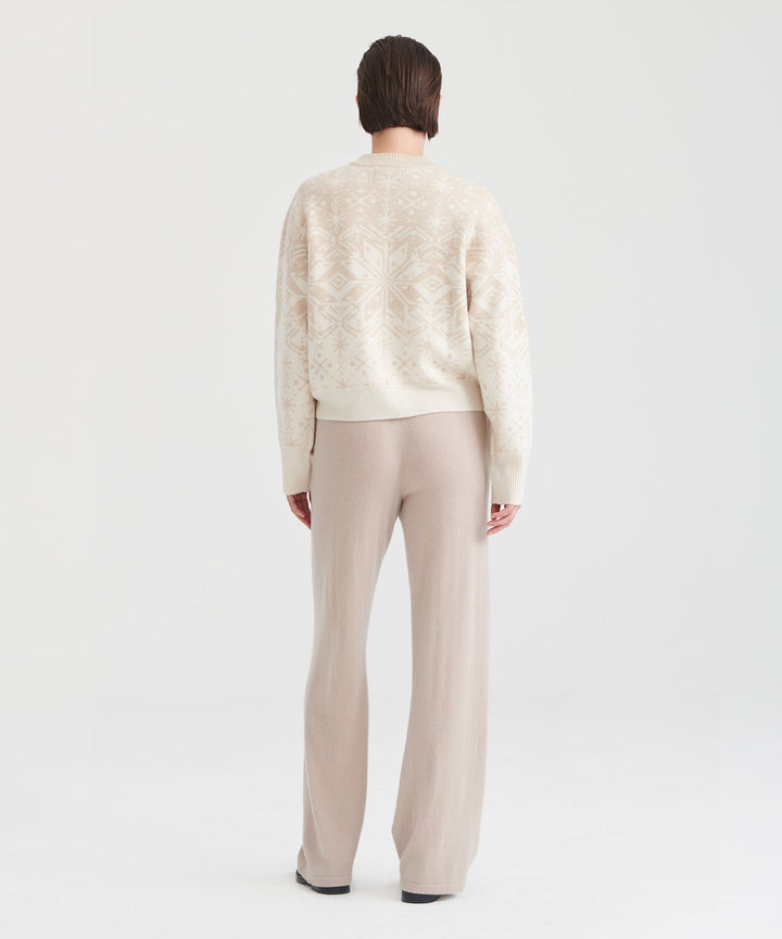 Signature Cashmere Paperbag Wide Leg Pants