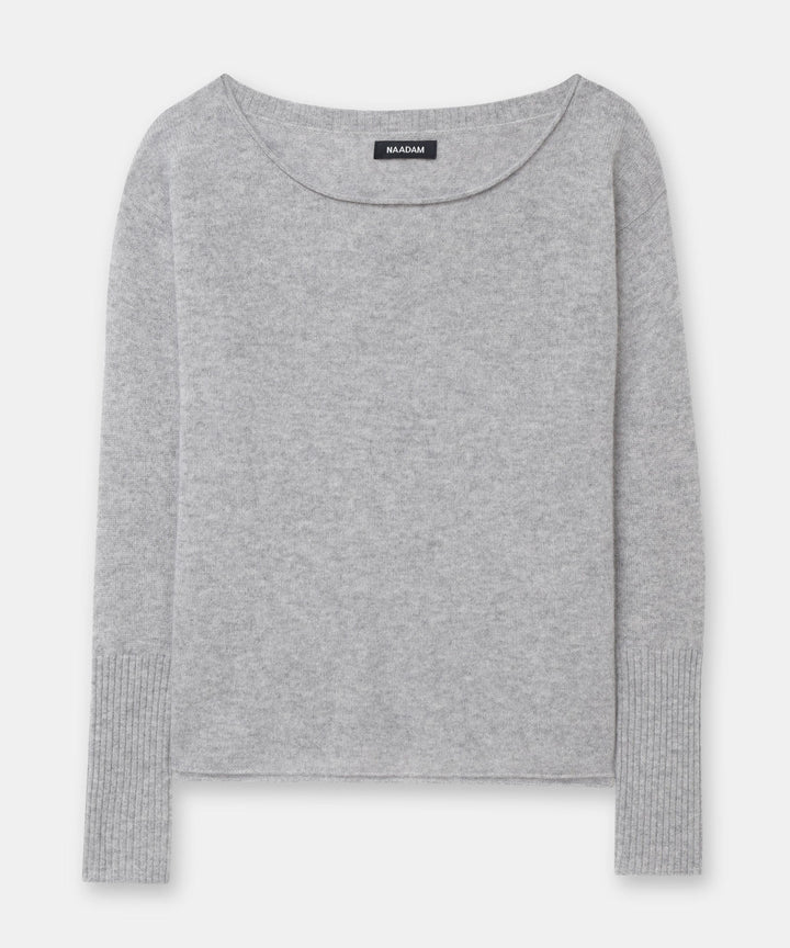 Lightweight Cashmere Boatneck Sweater