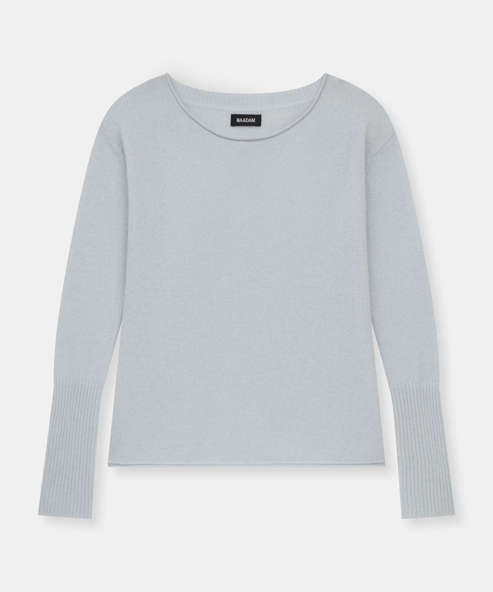 Lightweight Cashmere Boatneck Sweater