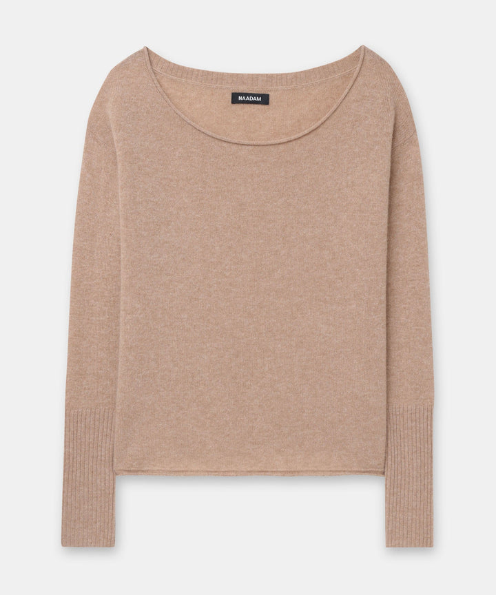 Lightweight Cashmere Boatneck Sweater