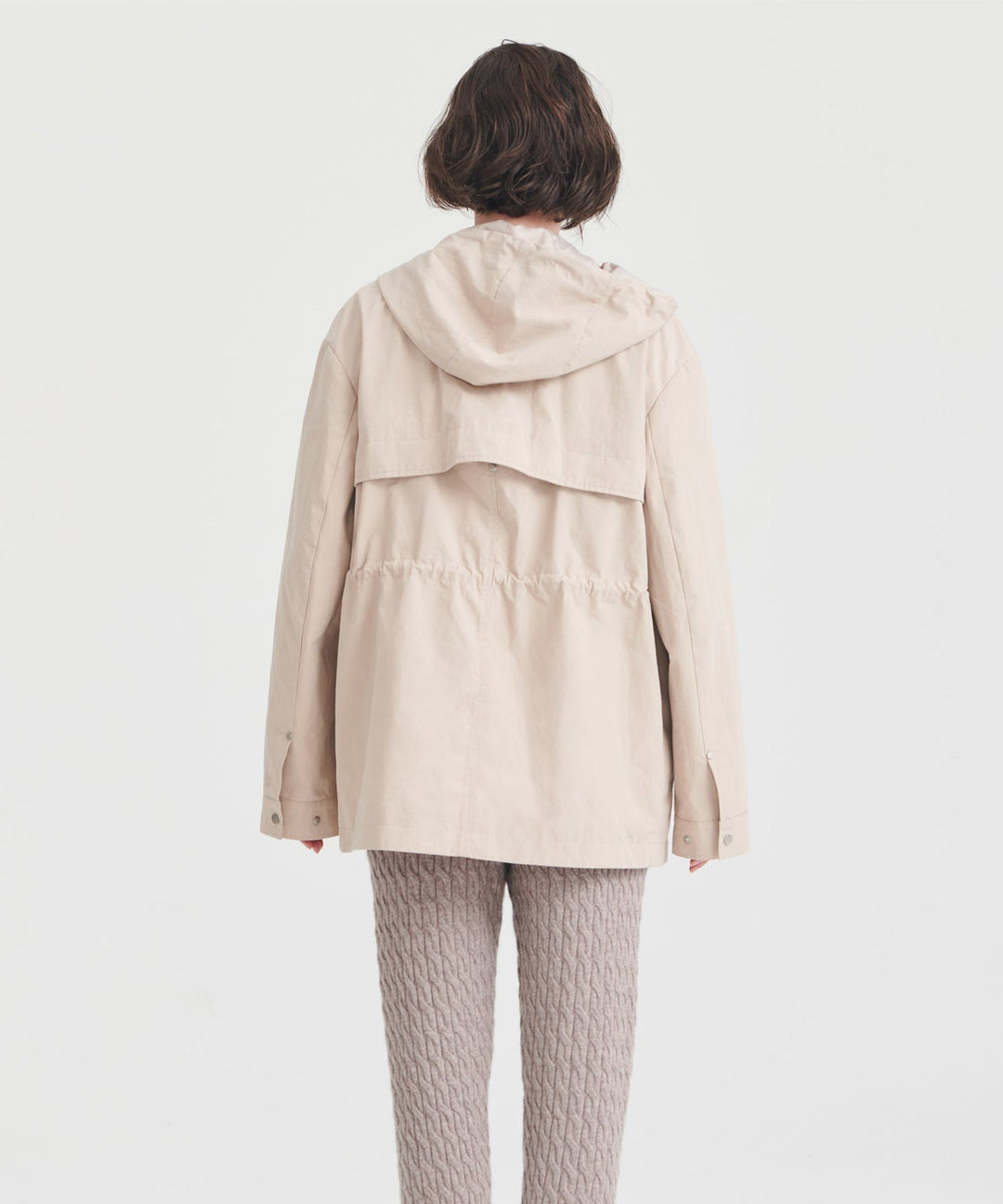 Hooded Raincoat with Removable Lining