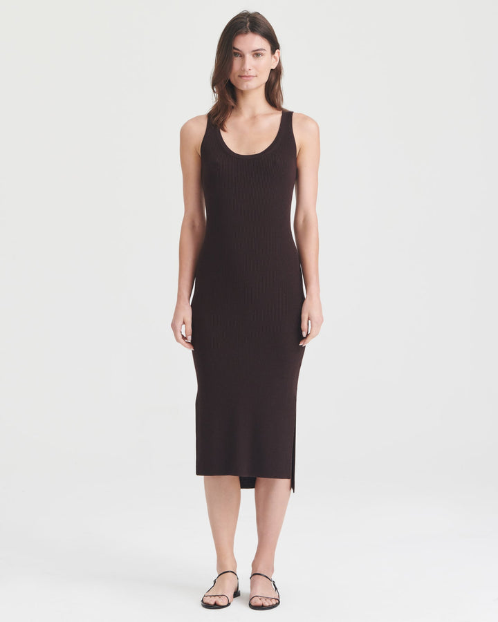 Silk Cashmere Midi Tank Dress