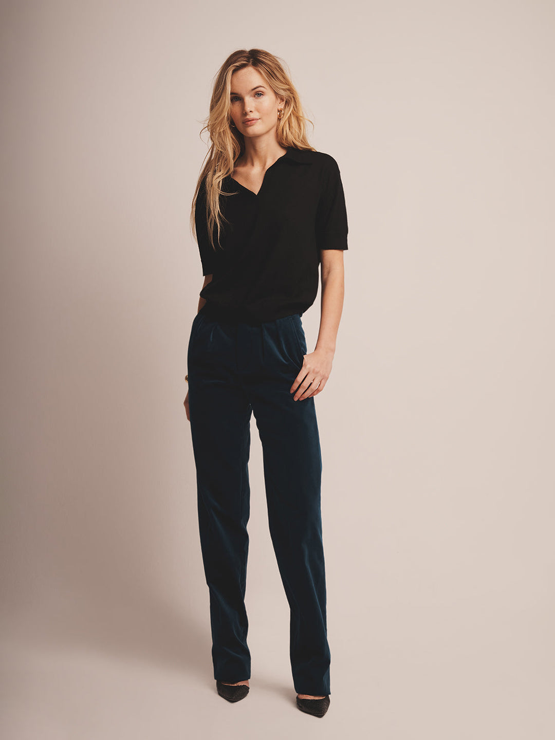 Super Fine Cashmere Short Sleeve Polo