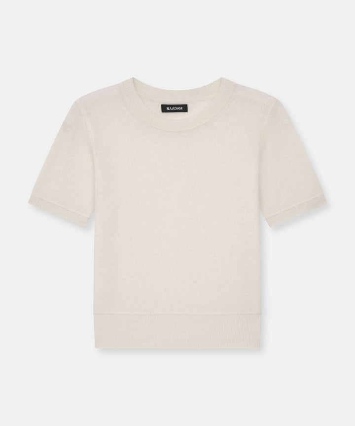 Lightweight Cashmere Short Sleeve Sweater