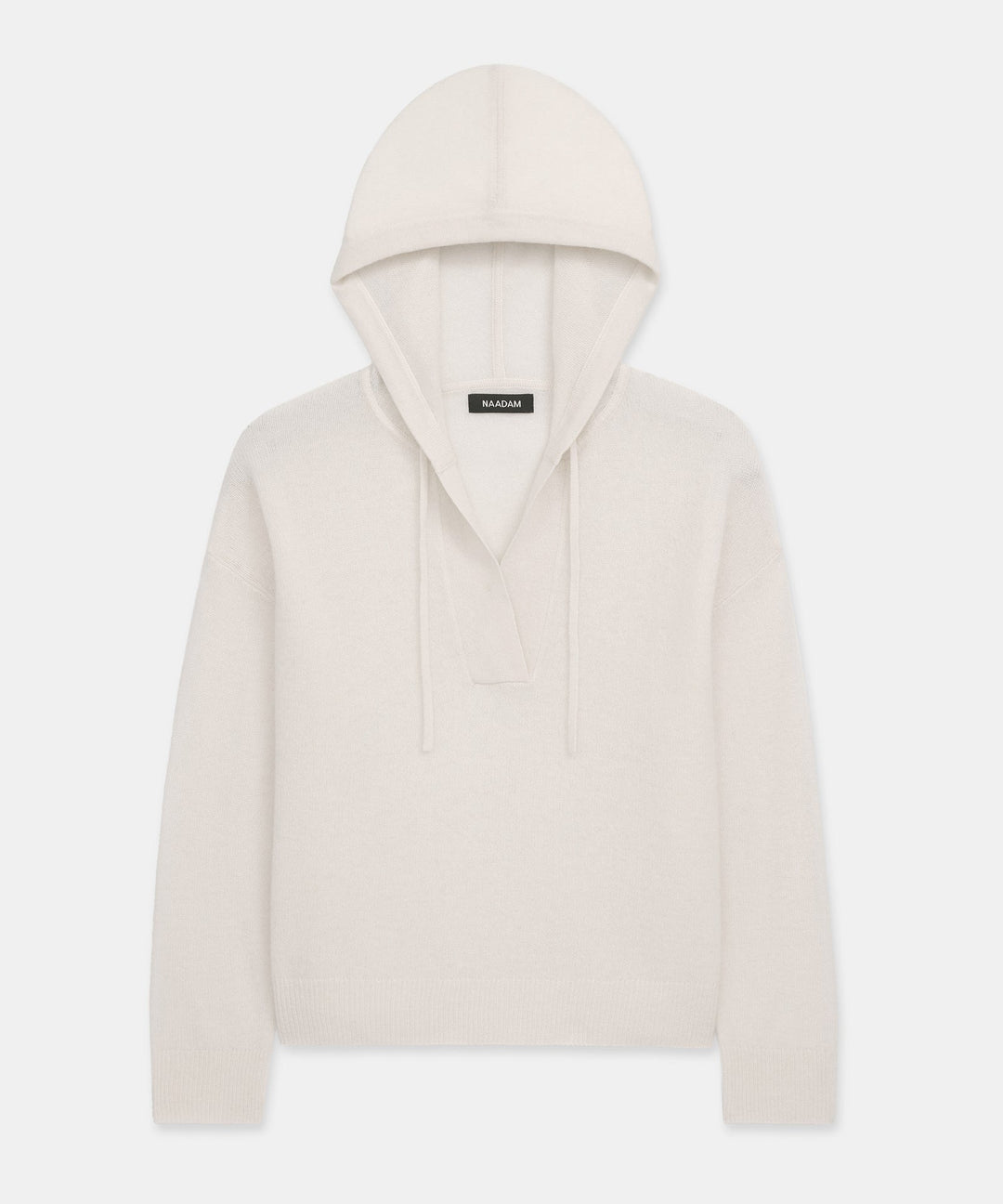 Lightweight Cashmere Open Neck Hoodie