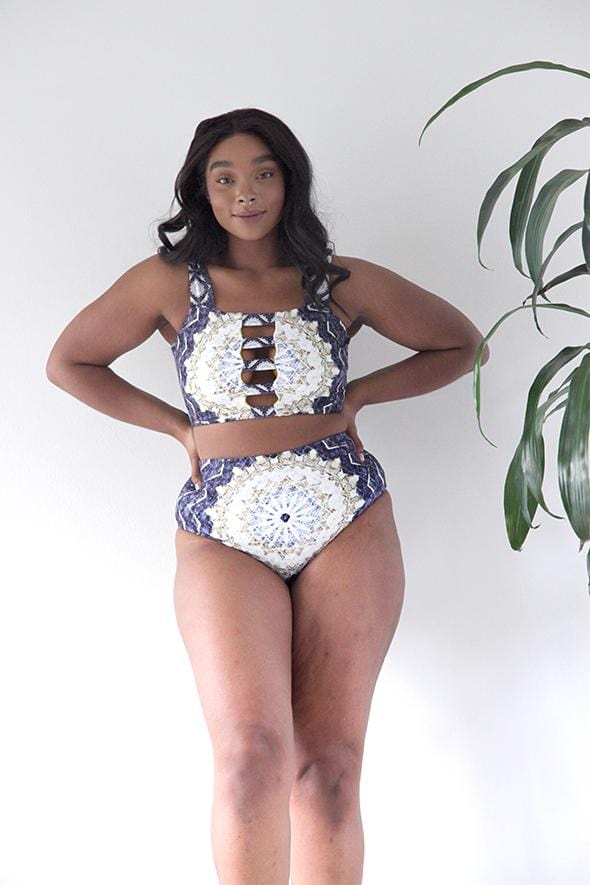 Reverie Reversible High-Waisted Bikini Bottom