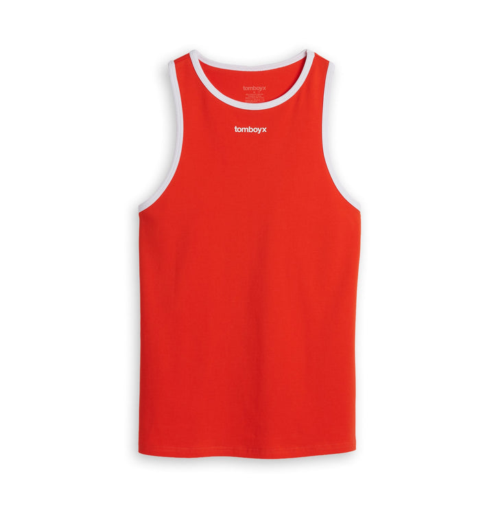 Cotton Ringer Tank - Neon Flare
