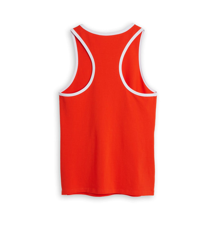 Cotton Ringer Tank - Neon Flare