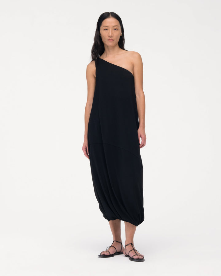 One Shoulder Bubble Sheath