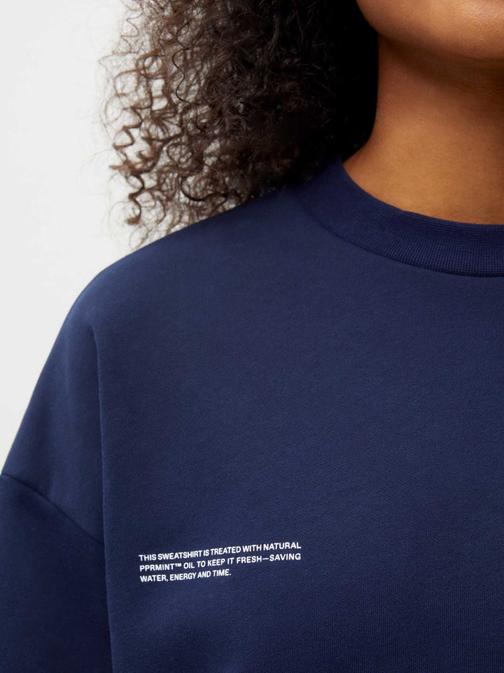Womens 365 Midweight Sweatshirt—navy blue