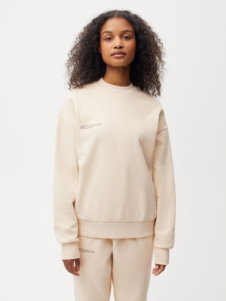 Womens 365 Midweight Sweatshirt—sand