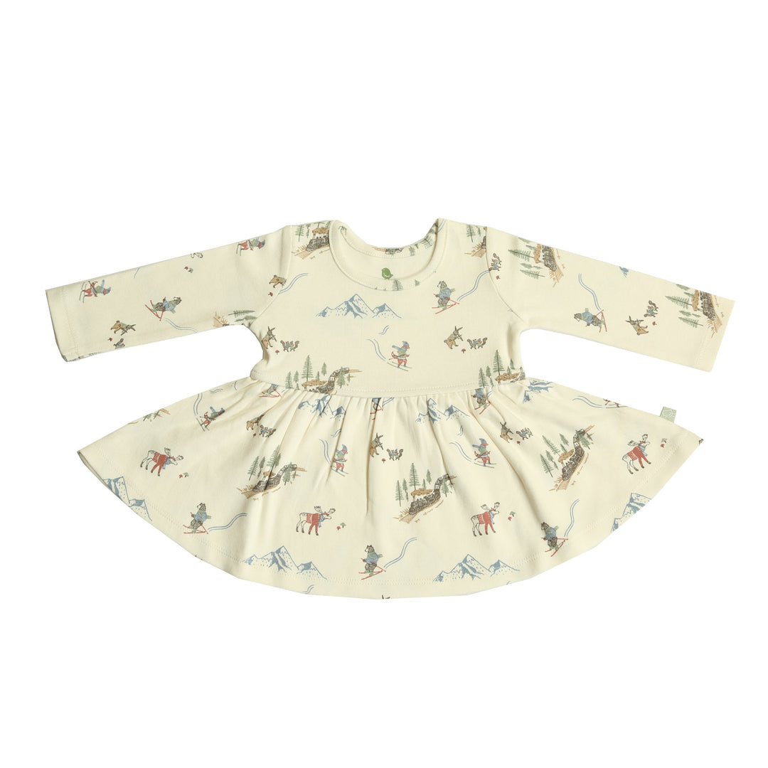 long sleeve twirl dress | mountain express