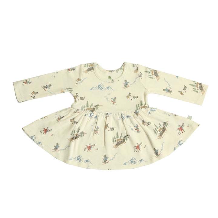 long sleeve twirl dress | mountain express