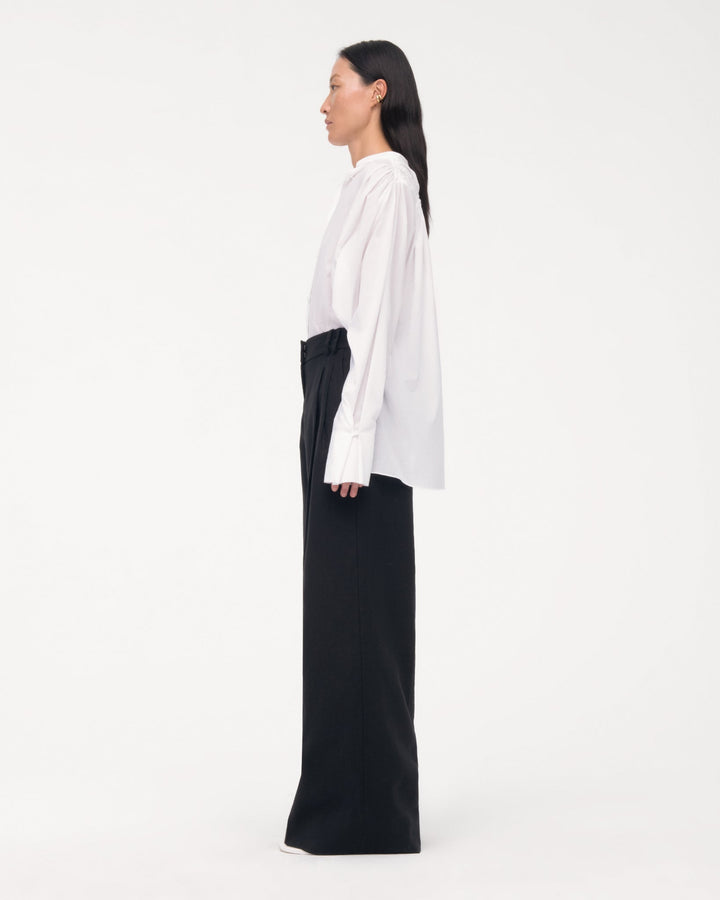 Linen Pleated Trouser