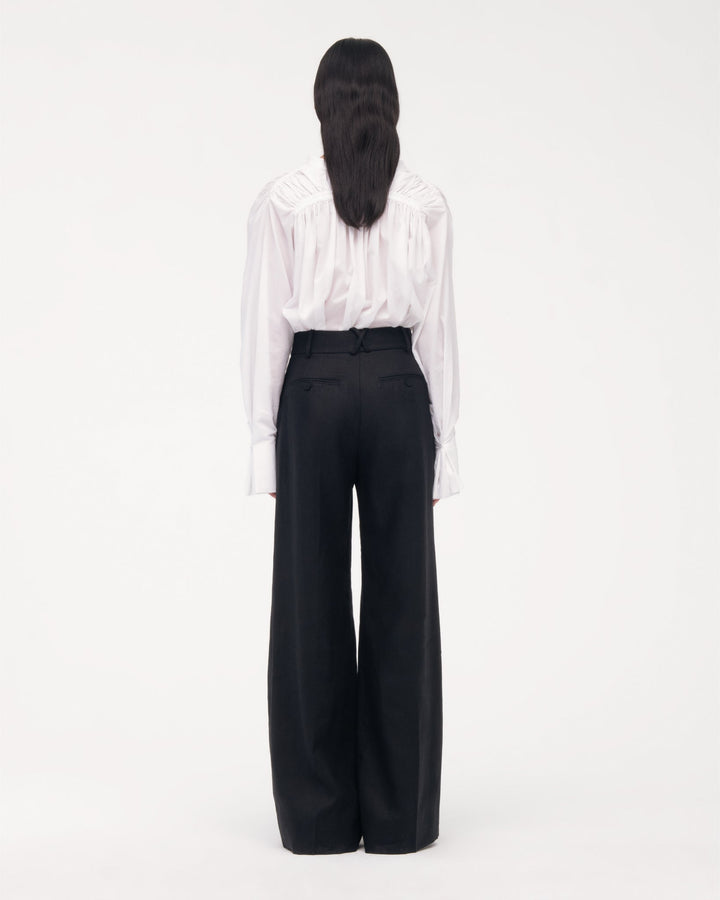 Linen Pleated Trouser