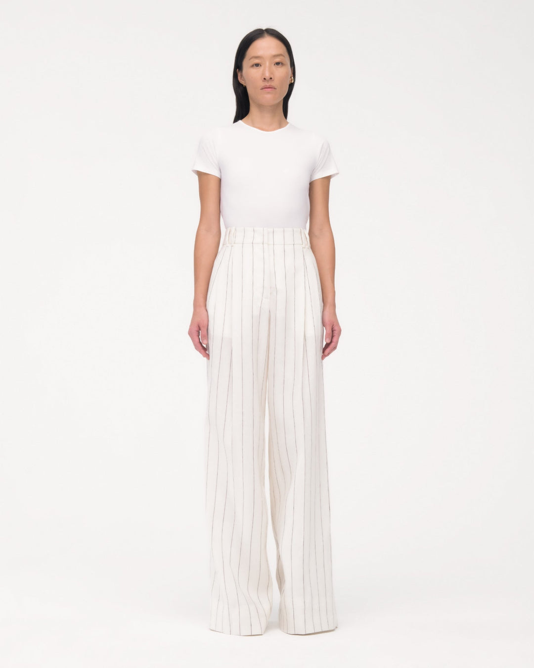 Linen Pleated Trouser