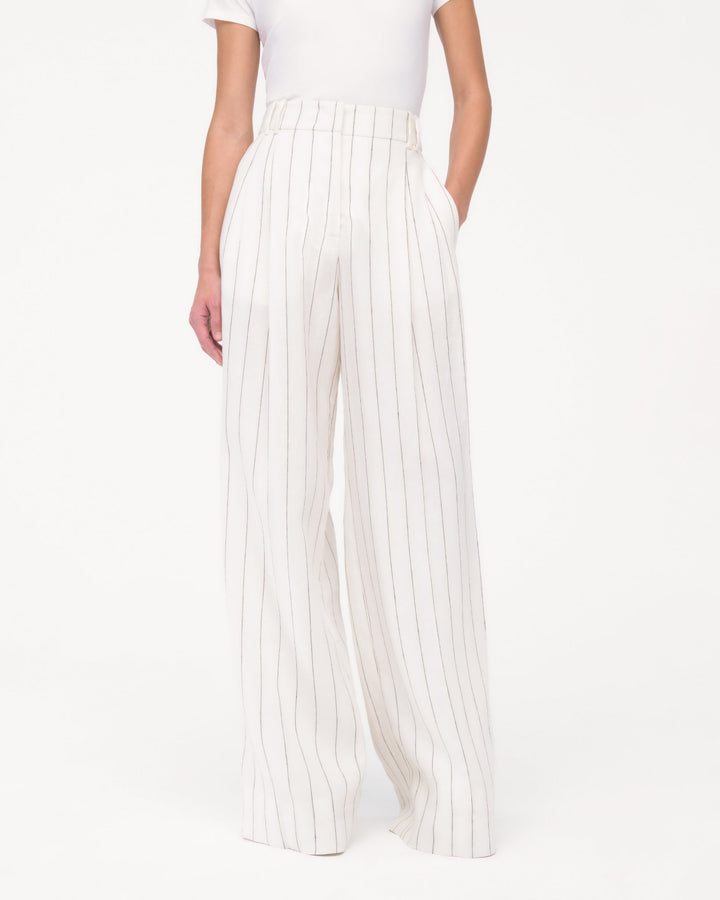 Linen Pleated Trouser