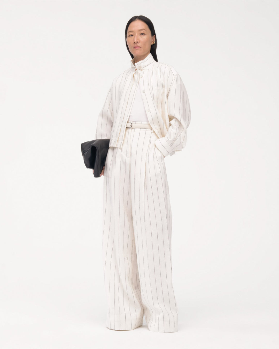 Linen Pleated Trouser