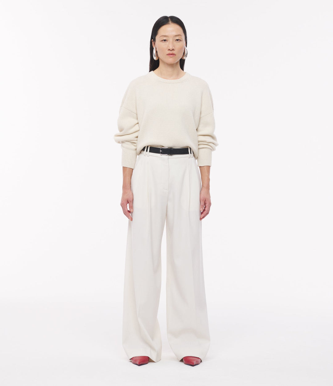 Twill Pleated Trouser
