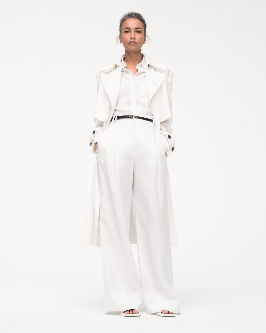 Linen Pleated Trouser