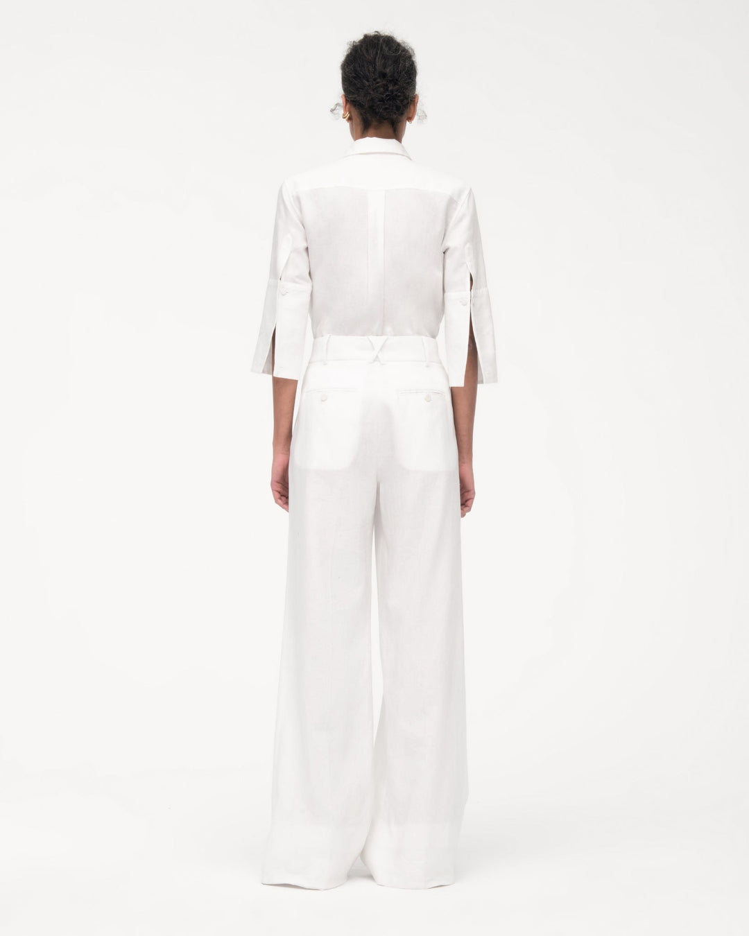 Linen Pleated Trouser