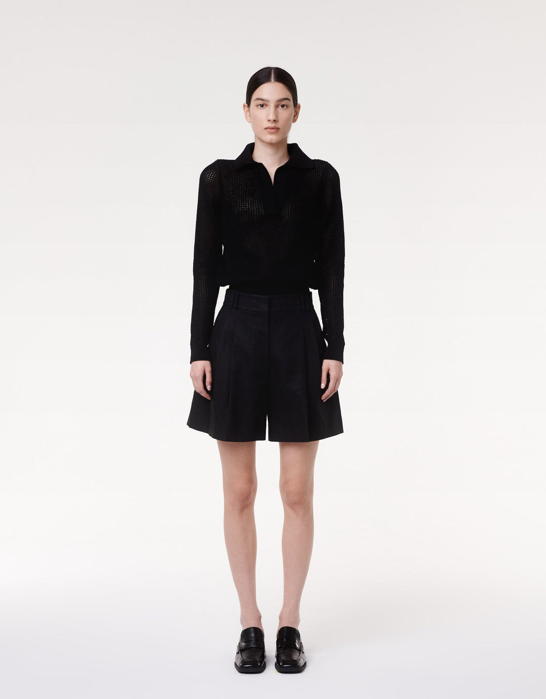 Pleated Shorts