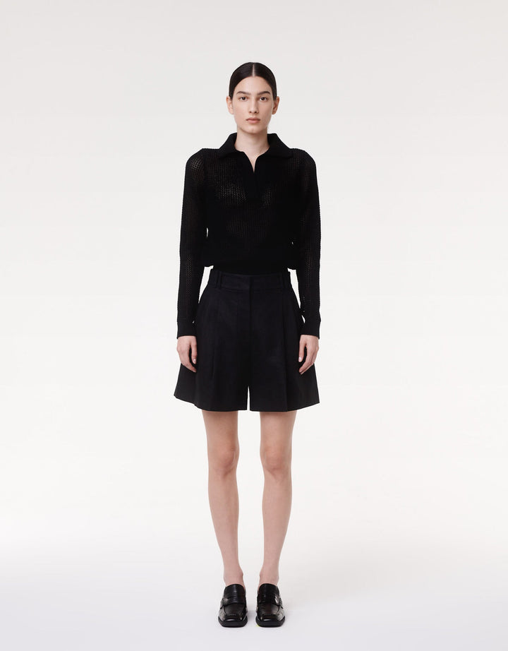 Pleated Shorts