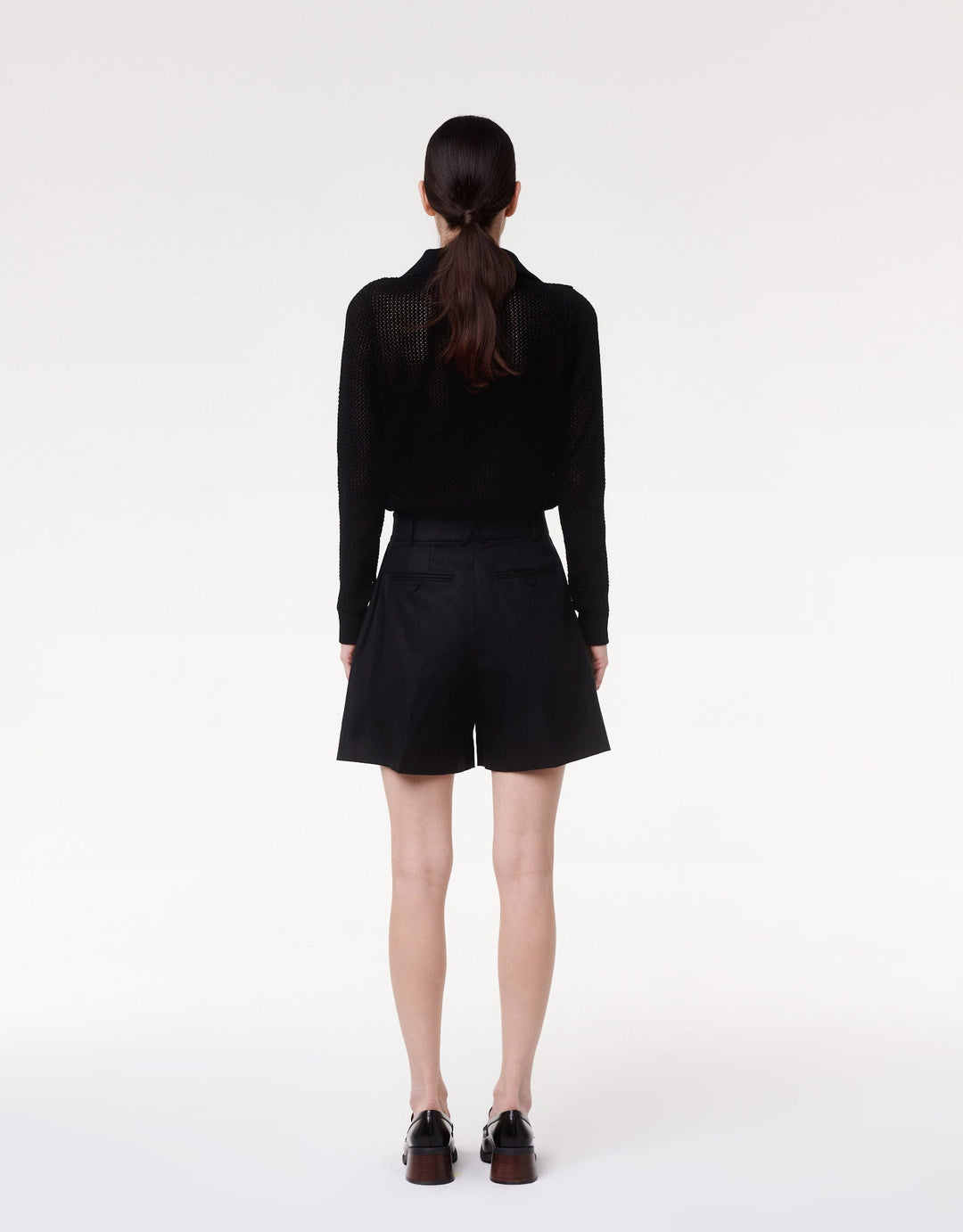 Pleated Shorts