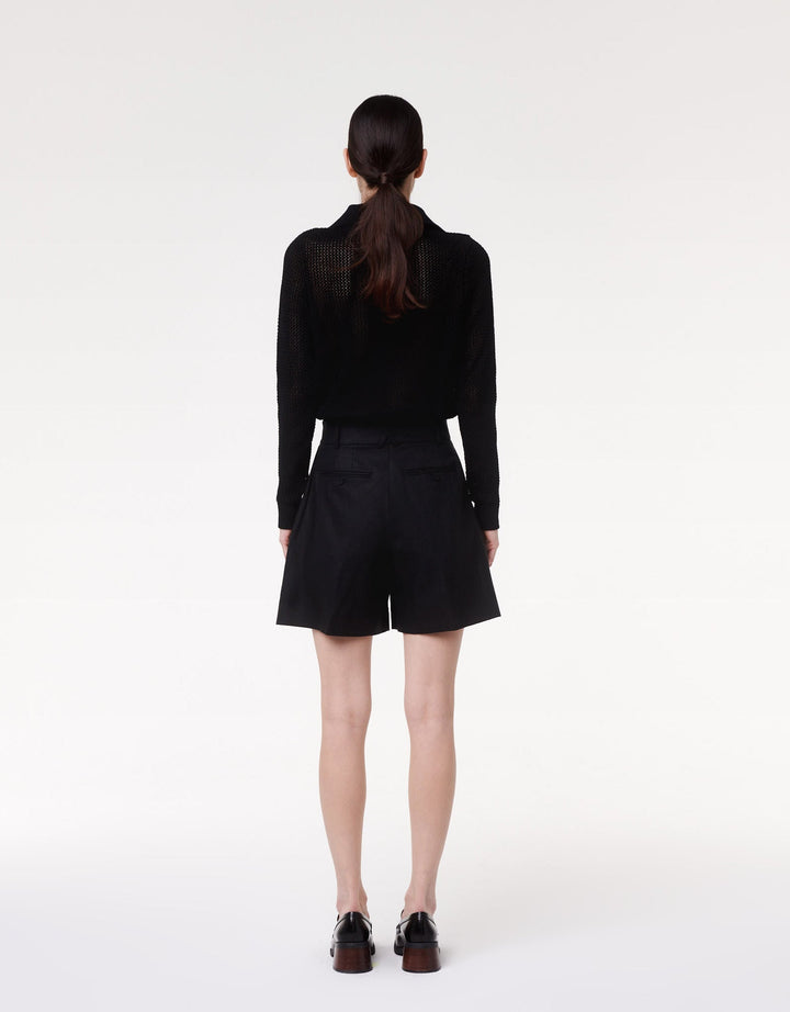 Pleated Shorts