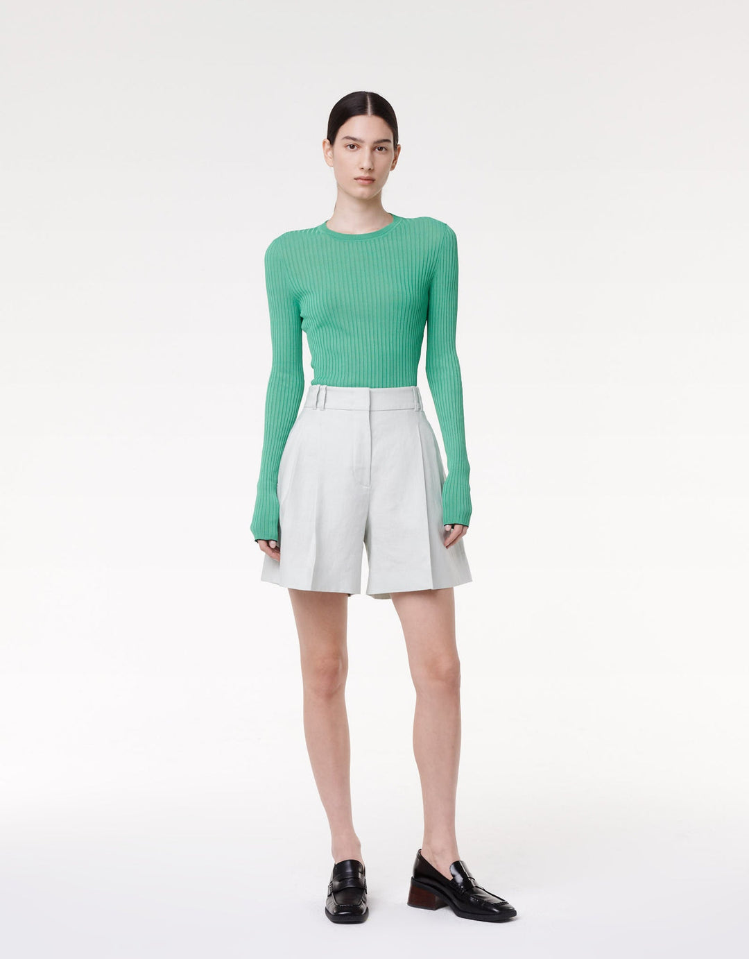 Pleated Shorts