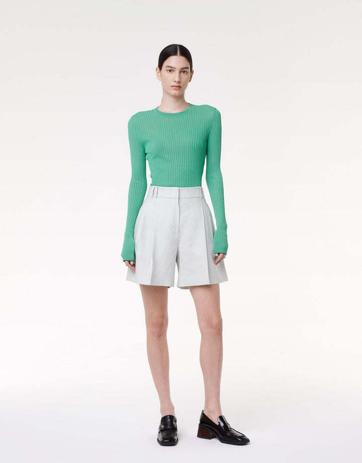 Pleated Shorts
