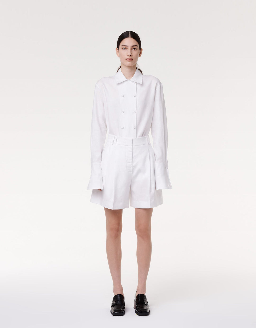 Pleated Shorts