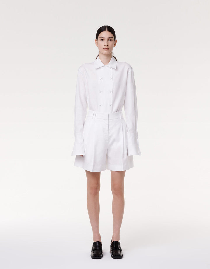 Pleated Shorts