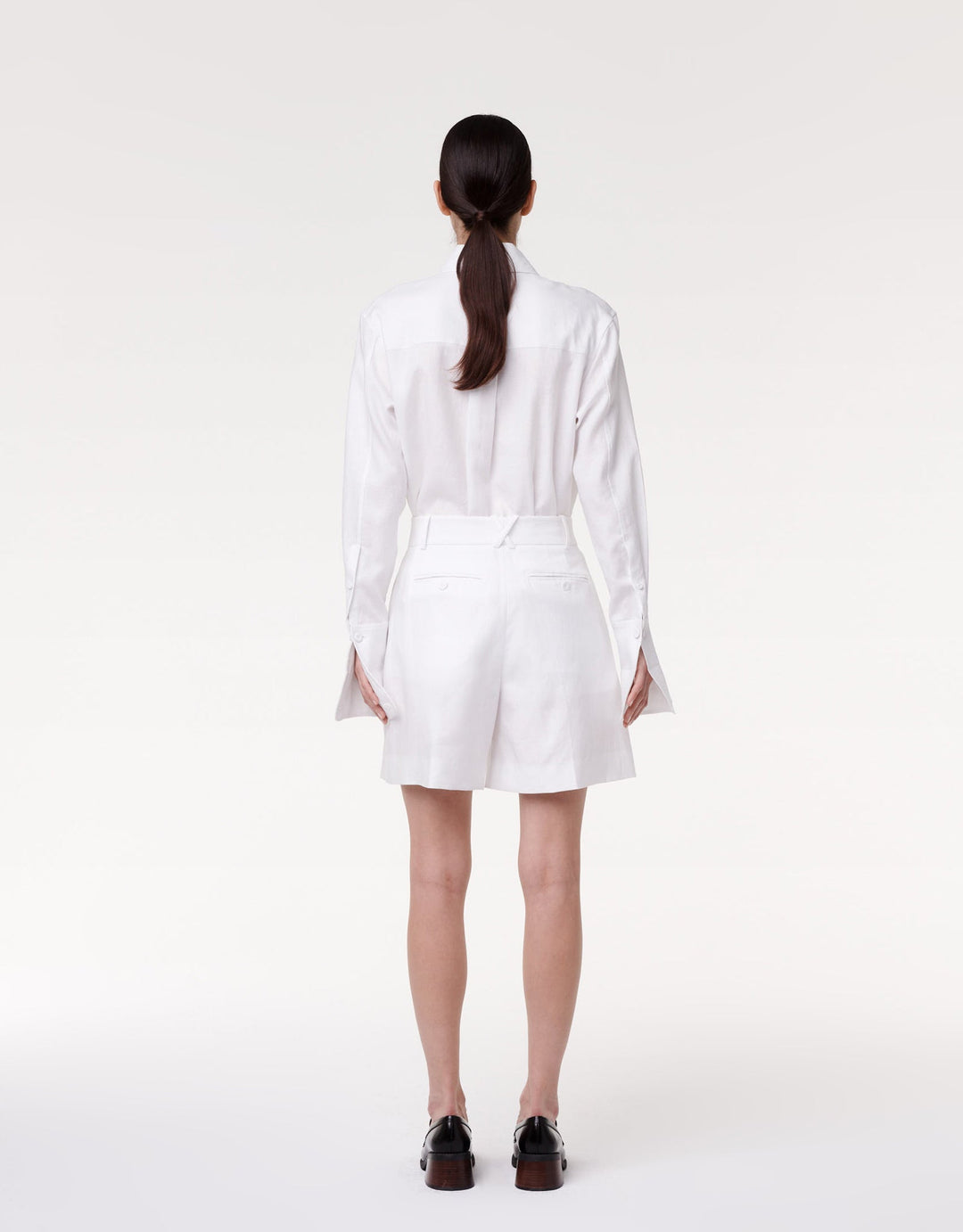 Pleated Shorts
