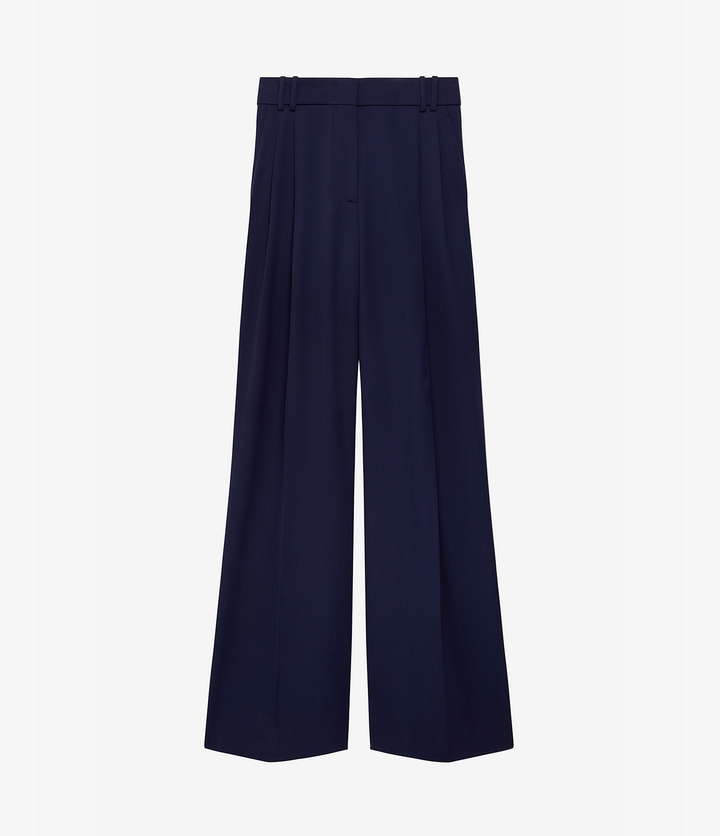 Twill Pleated Trouser