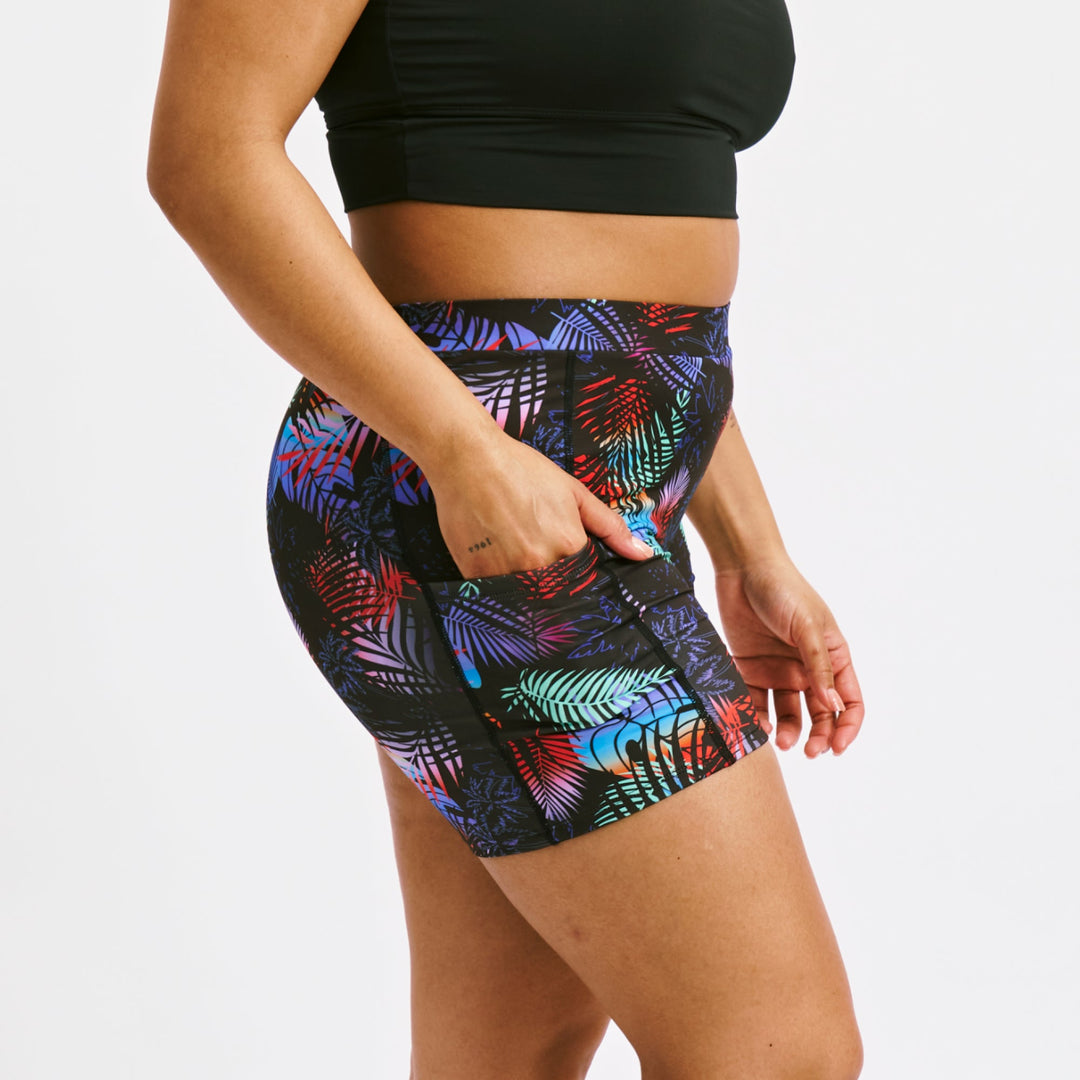 Swim 4.5" Shorts - Palm Dreams