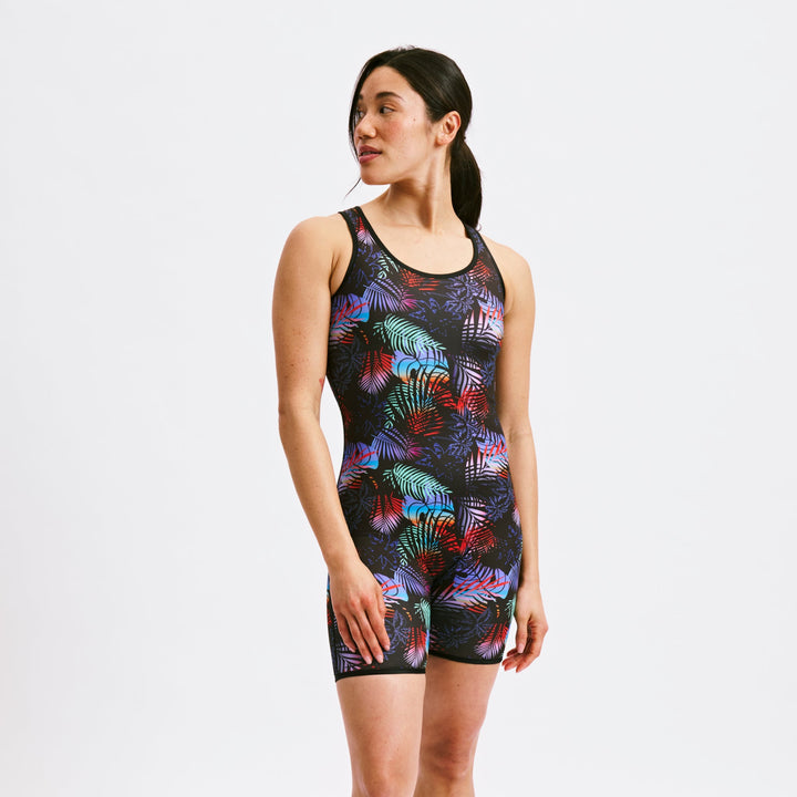 Swim 6" Reversible Sleeveless Unisuit - Palm Dreams