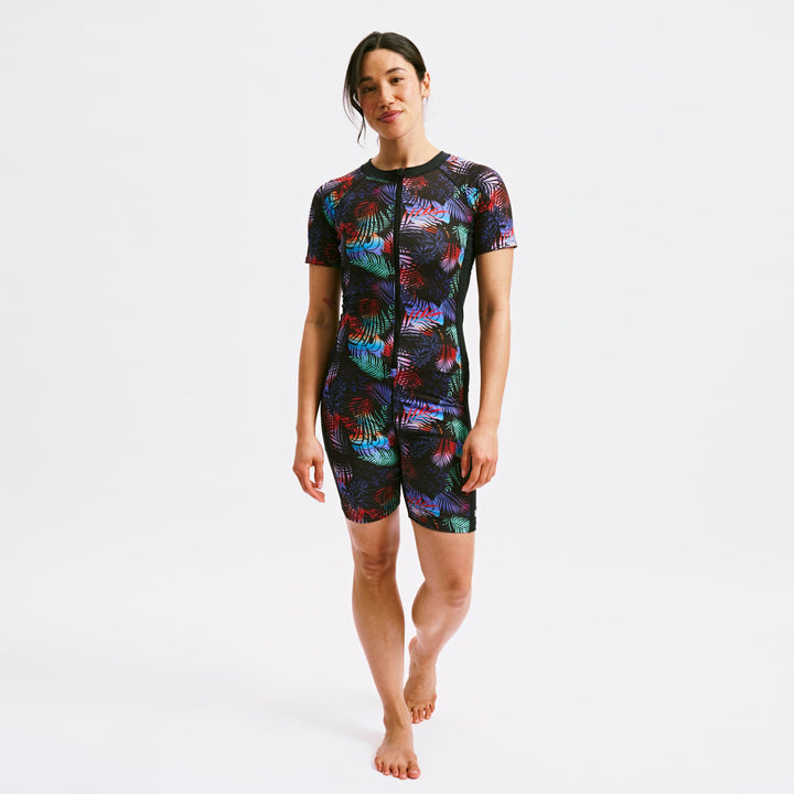 Swim 6" Unisuit - Palm Dreams