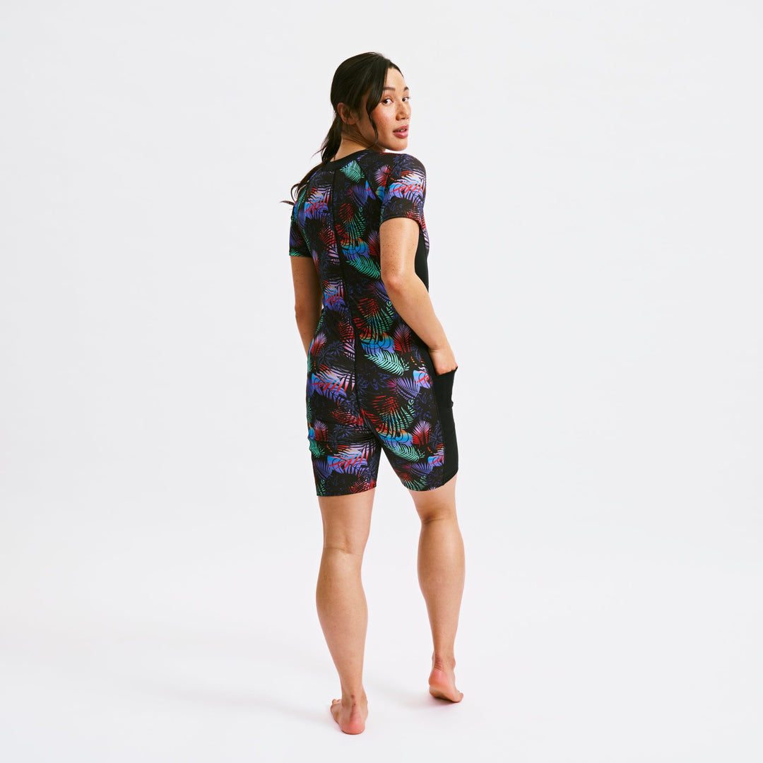 Swim 6" Unisuit - Palm Dreams