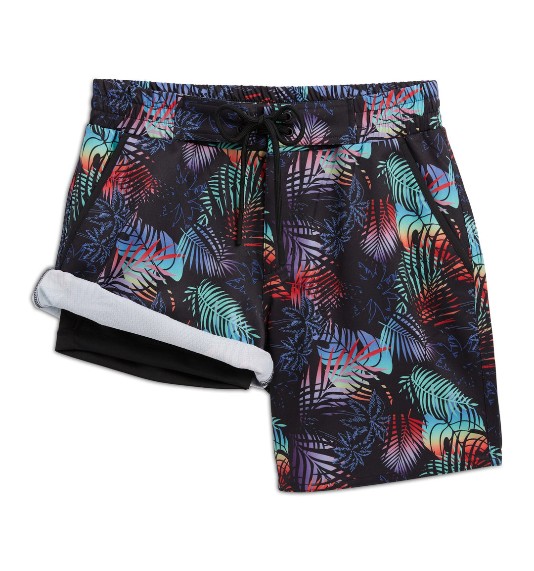 Swim 7" Heritage Board Shorts - Palm Dreams