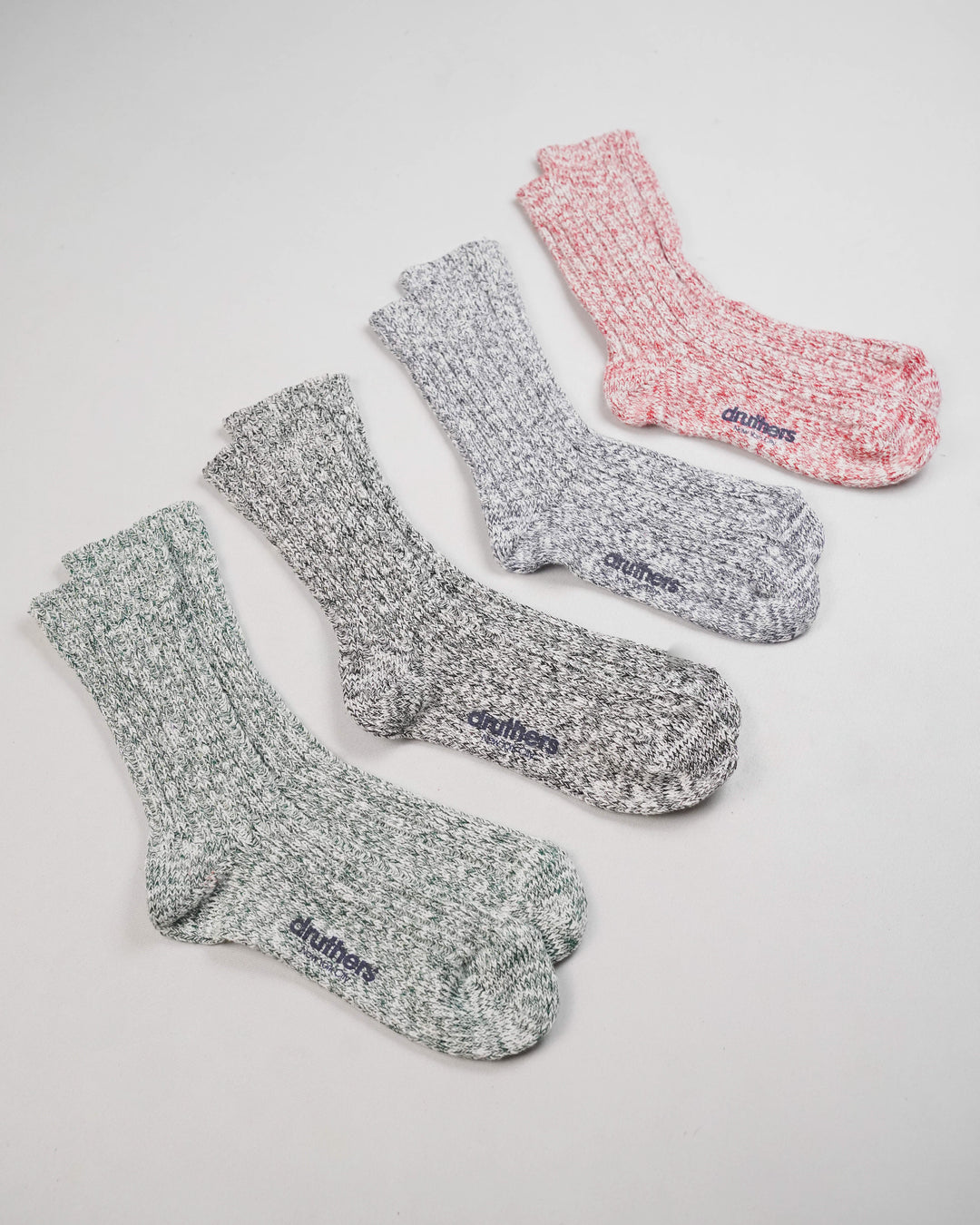 Organic Cotton OG Rib Slub Crew Sock