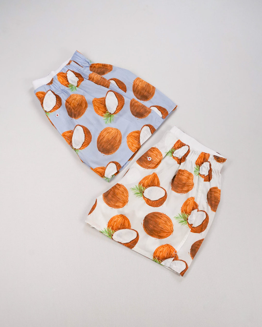 Organic Cotton Watercolor Coconuts Boxer Short