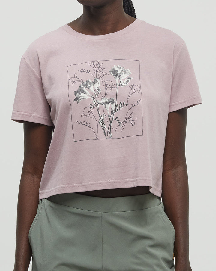 Floral Crop T-Shirt