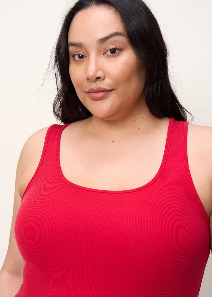 The Scoop Neck Midi Dress