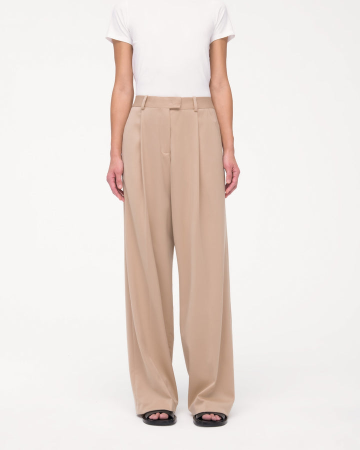 Relaxed Wide Leg Pant