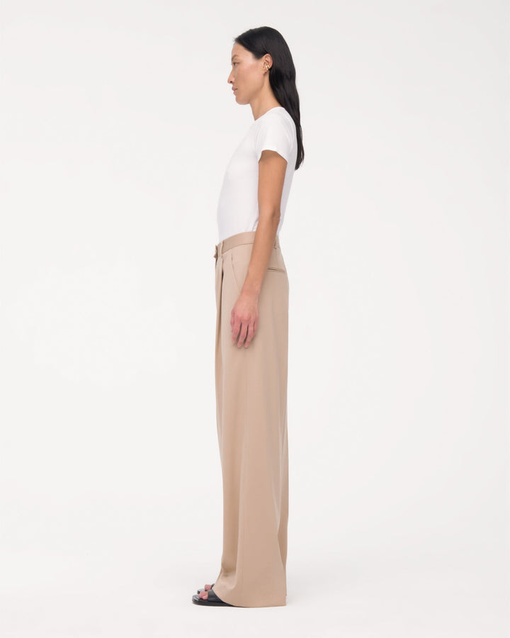 Relaxed Wide Leg Pant