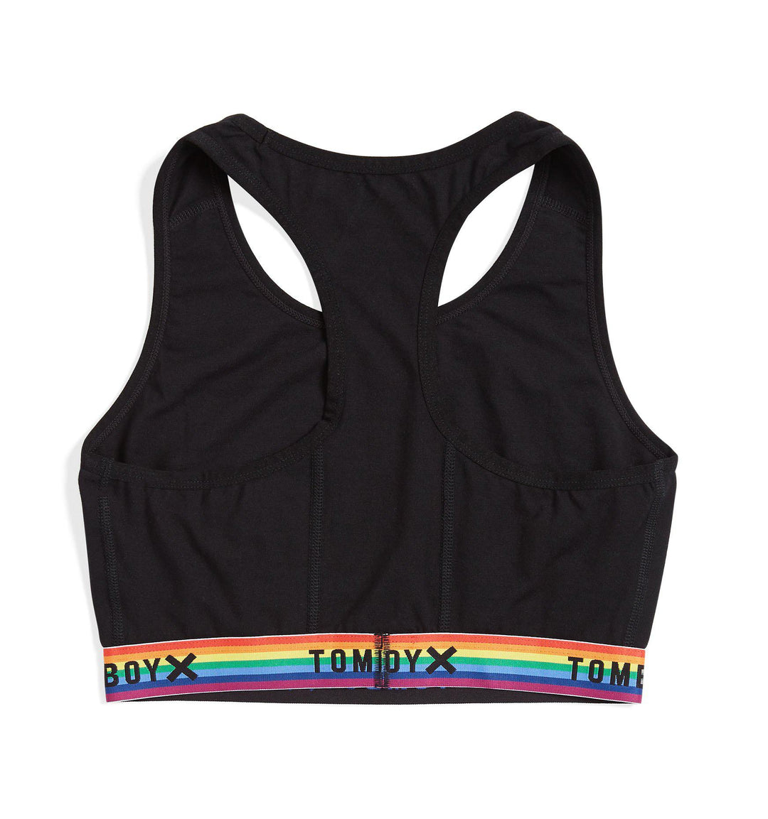 Racerback Soft Bra - Black Rainbow