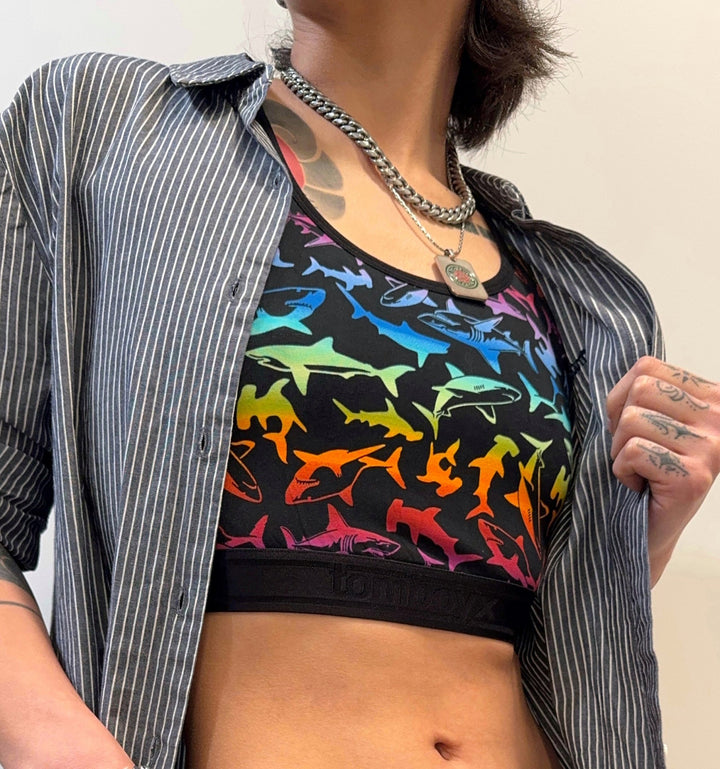 Essentials Soft Bra - Shark Frenzy