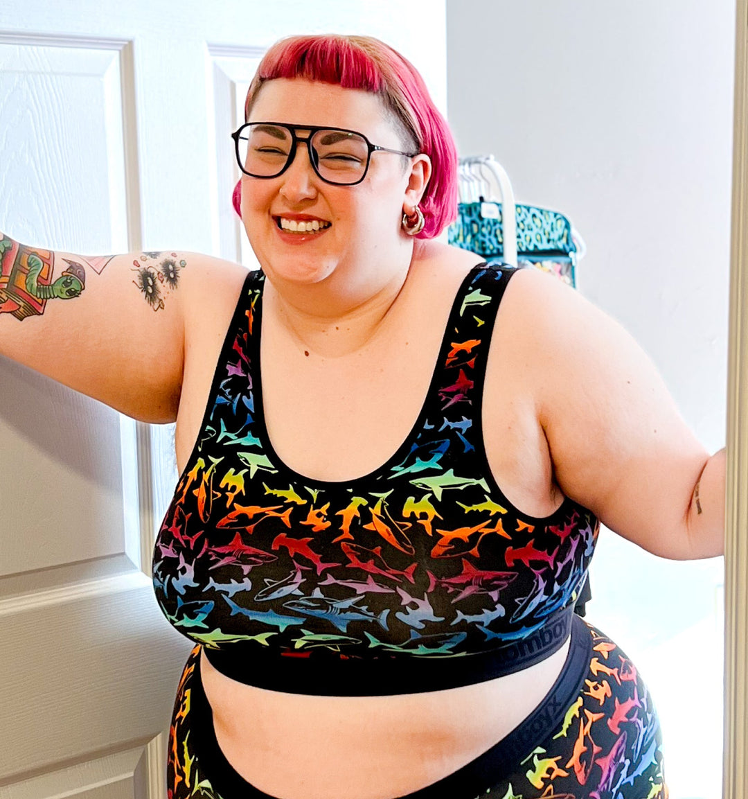Essentials Soft Bra - Shark Frenzy